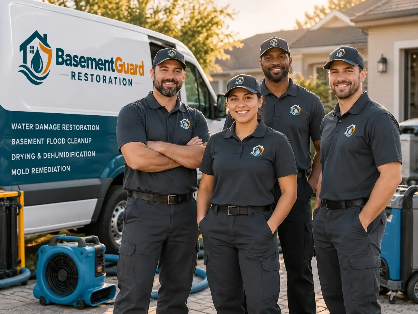 Basement Water Damage Restoration company in Marty, SD